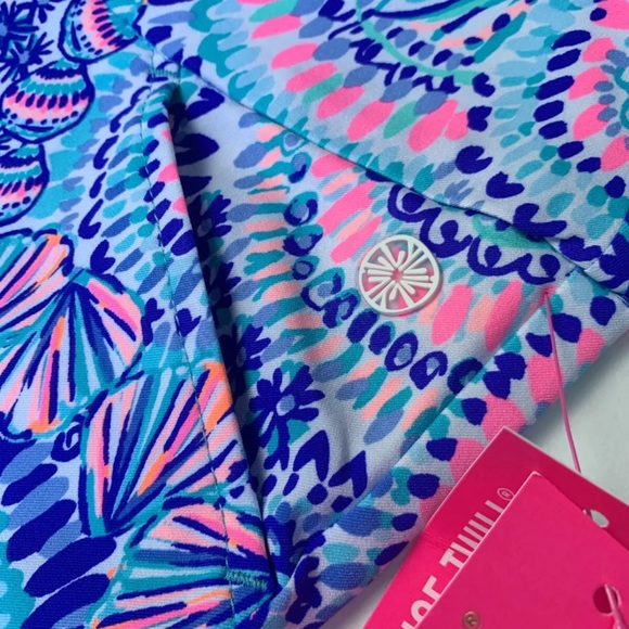 Lilly Pulitzer Corso pant Blue grotto commotion in the ocean size 6 worn once - Picture 4 of 16